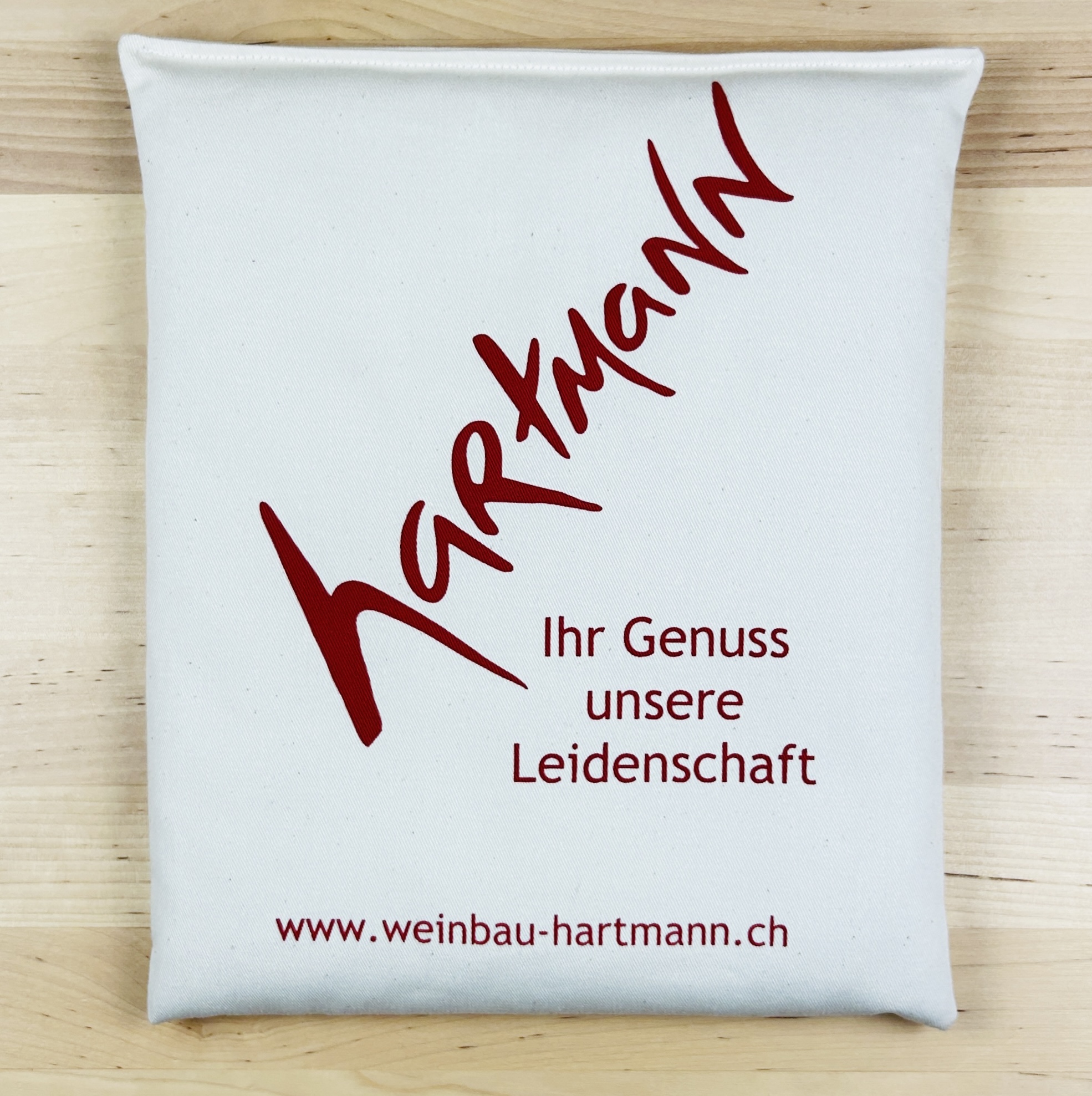 Abbildung: Wärmekissen mit Logo bedruckt