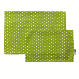 Kissenüberzug Sterne lime