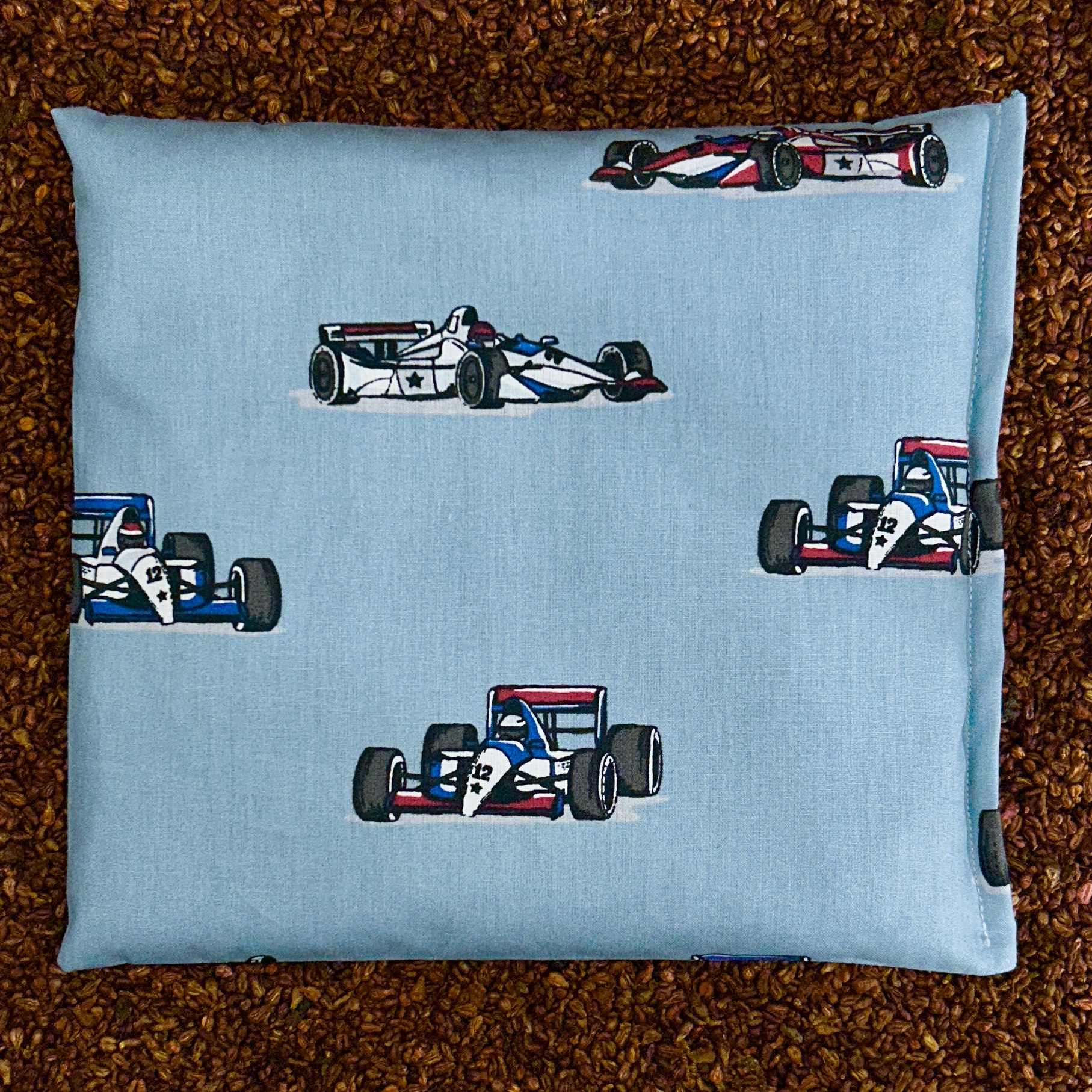 Traubenkernkissen Rennwagen