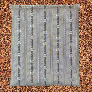 Traubenkern Kissen Edelweiss Urchig Grau