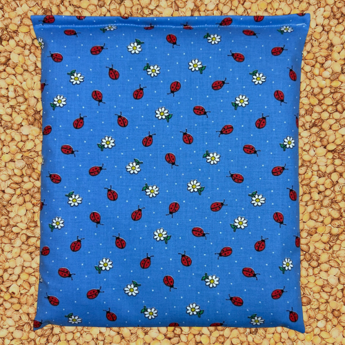 Kirschensteinkissen mit Glückskäfer