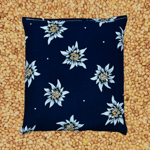 Abbildung: Kirschensteinkissen Edelweiss klein