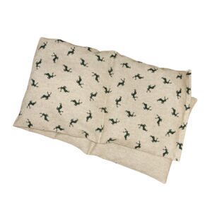 Kirschensteinkissen 4-Kammern Springender Hirsch Tannengrün