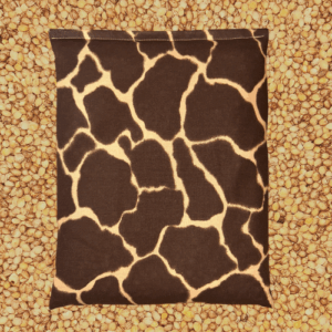 Kirschensteinkissen Giraffenmuster