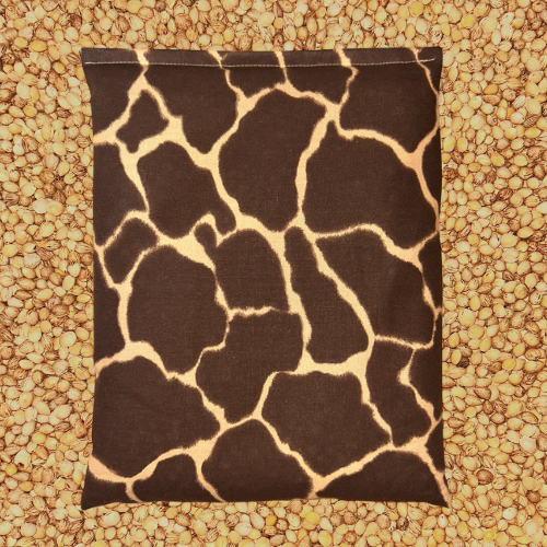 Kirschensteinkissen Giraffenmuster