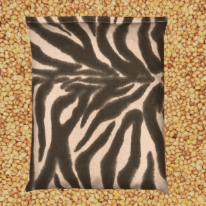 Kirschensteinkissen Zebra braun - beige