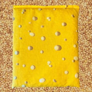 Kirschensteinkissen gelb