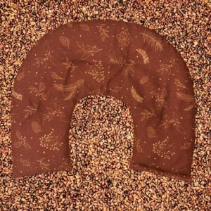 Nackenkissen Christmas Home mit Traubenkernen Gefüllt