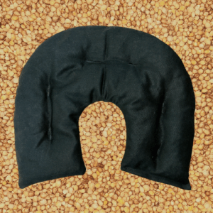 Kirschenstein Nackenkissen Schwarz