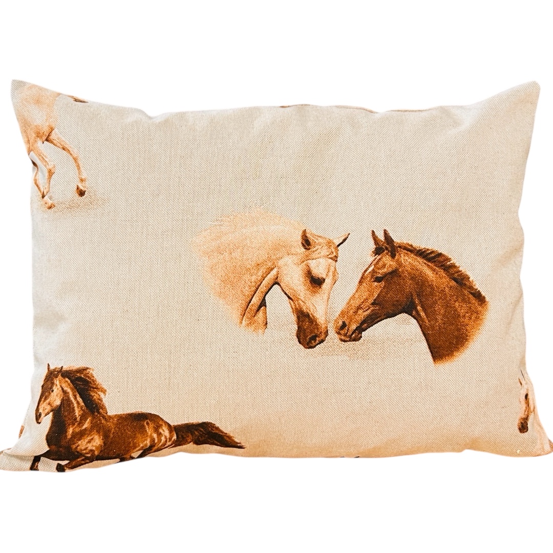 Arvenkissen Pferde auf natur 30 x 40