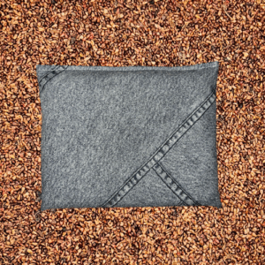 Traubenkern Kissen Jeansmuster