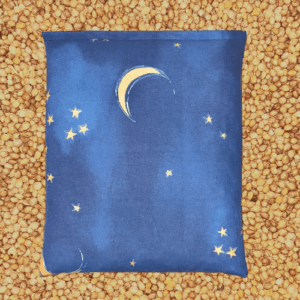 Abbildung: Kirschensteinkissen mit Mondmotiv