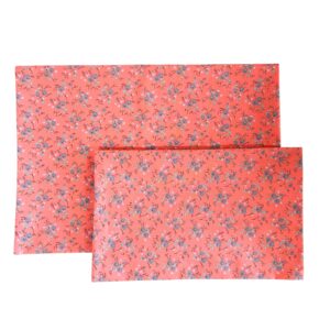 Abbildung: Kissenüberzug Blumenmuster rosa