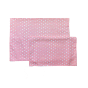 Kissenüberzug Sterne rosa